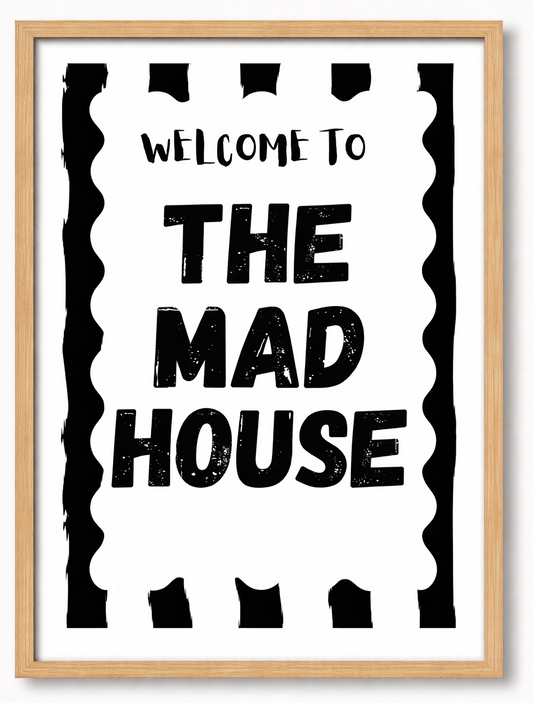 The Mad House - unframed A4 print