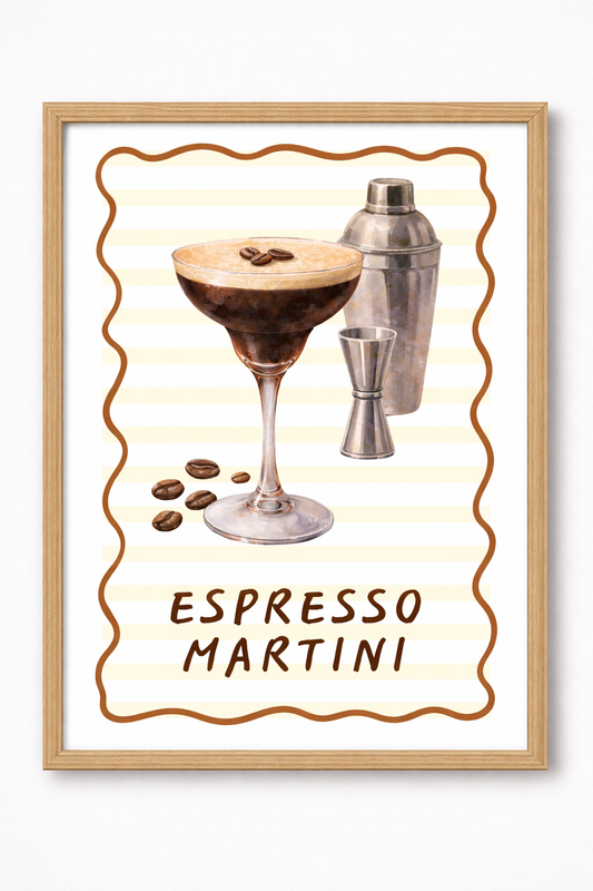 Espresso Martini - unframed A4 print